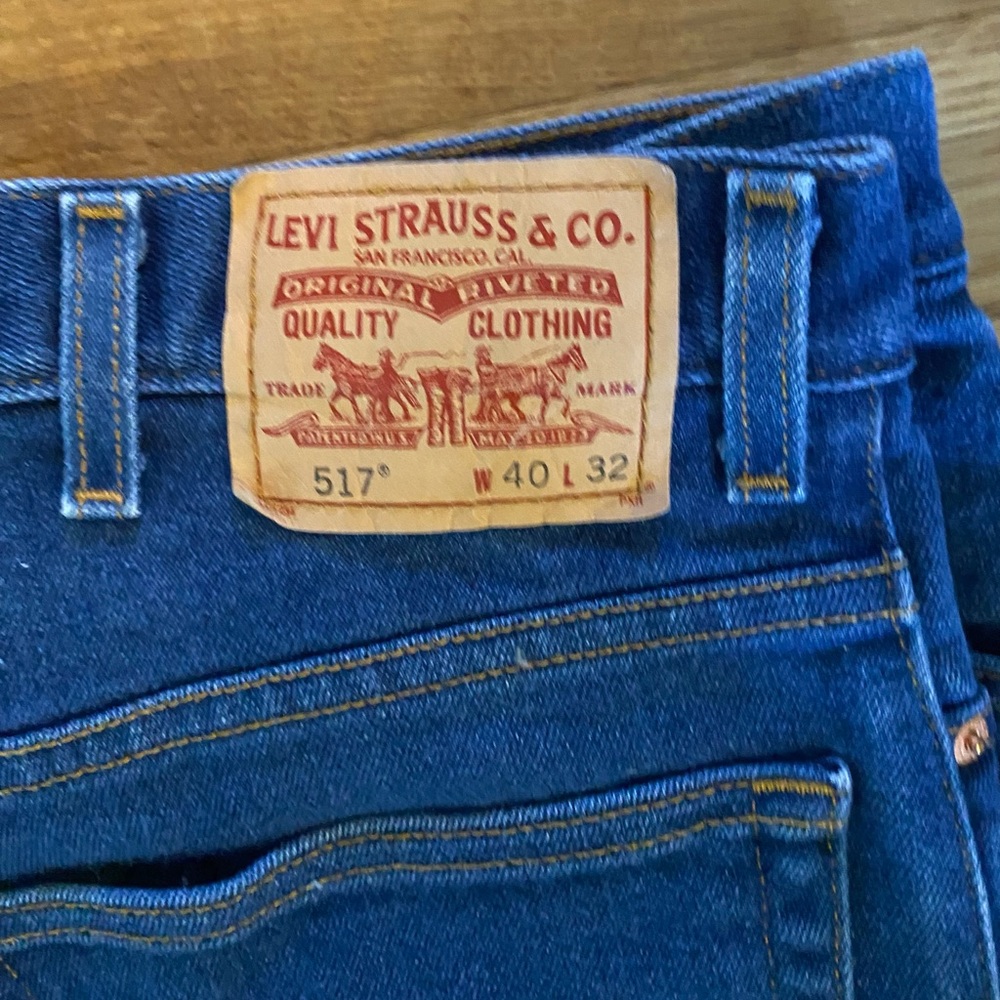 Levi’s 507 perfectly worn in and excellent condition